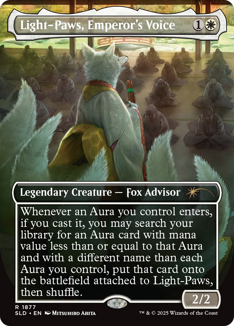 Light-Paws, Emperor's Voice (SLD-1877)  - Secret Lair Drop (Borderless)