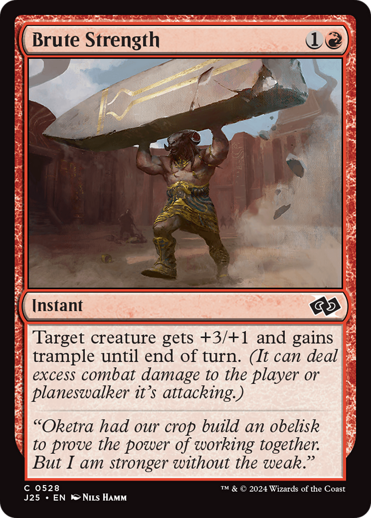 Brute Strength (J25-528)  - Foundations Jumpstart
