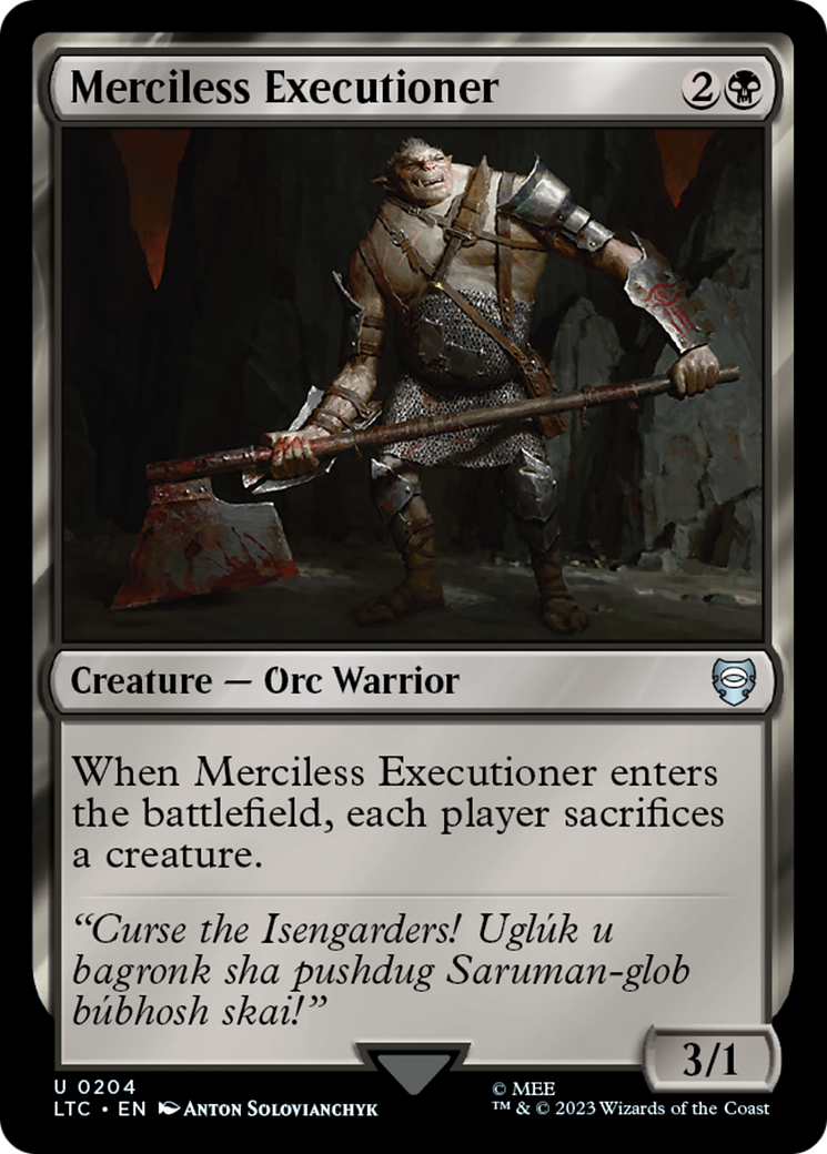 Merciless Executioner (LTC-204)  - Tales of Middle-earth Commander