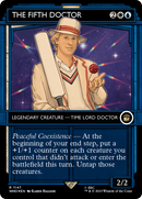 The Fifth Doctor (Showcase) (Surge Foil) (WHO-1147)  Foil - Doctor Who: (Showcase) (Borderless)