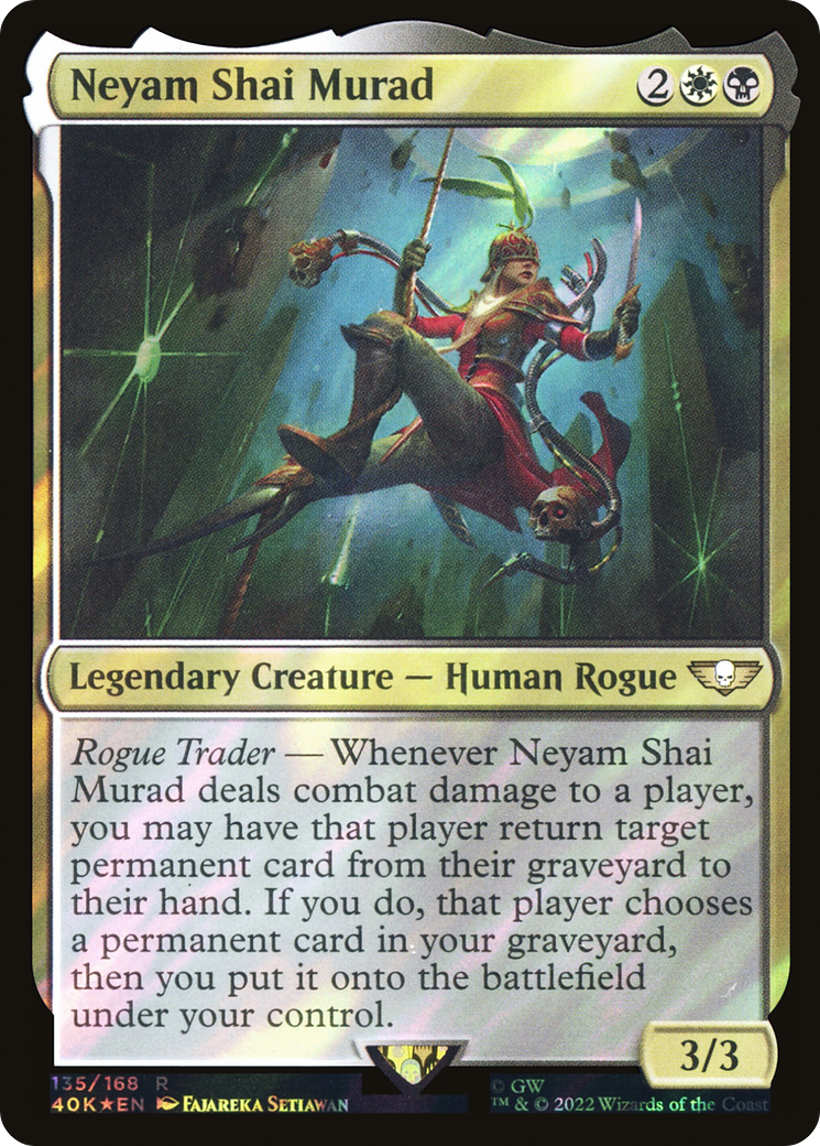 Neyam Shai Murad (Surge Foil) (40K-135)  Foil - Warhammer 40,000 Commander