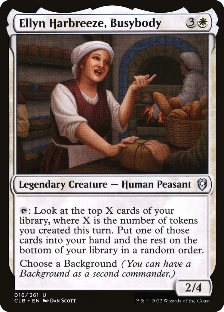 Ellyn Harbreeze, Busybody (CLB-016)  - Commander Legends: Battle for Baldur's Gate