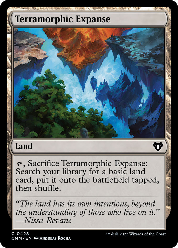 Terramorphic Expanse (CMM-428)  Foil - Commander Masters