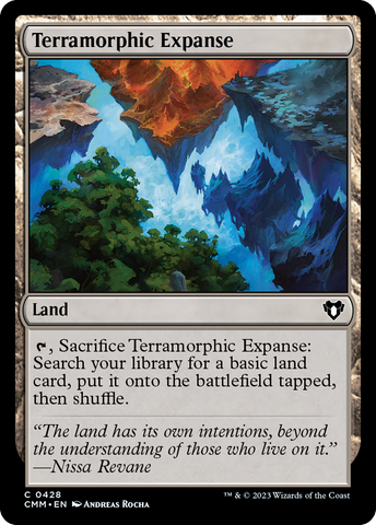 Terramorphic Expanse (CMM-428)  Foil - Commander Masters