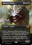 Massacre Wurm (Alternate Art) (M21-316)  Foil - Core Set 2021 (Borderless)