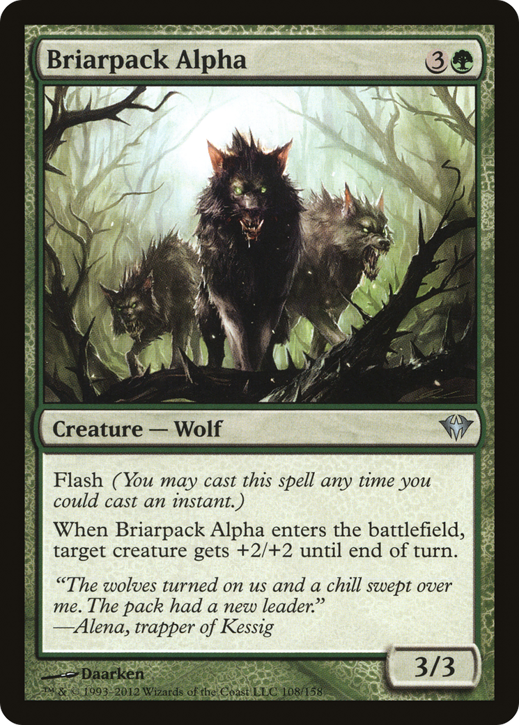 Briarpack Alpha (DKA-108)  Foil - Dark Ascension