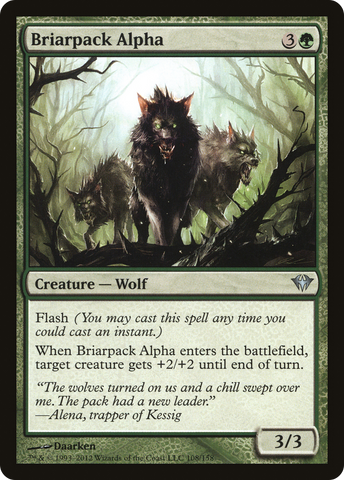 Briarpack Alpha (DKA-108)  Foil - Dark Ascension