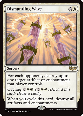Dismantling Wave (TDC-112)  - Commander: Tarkir: Dragonstorm