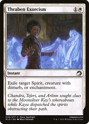Thraben Exorcism (MID-039)  Foil - Innistrad: Midnight Hunt