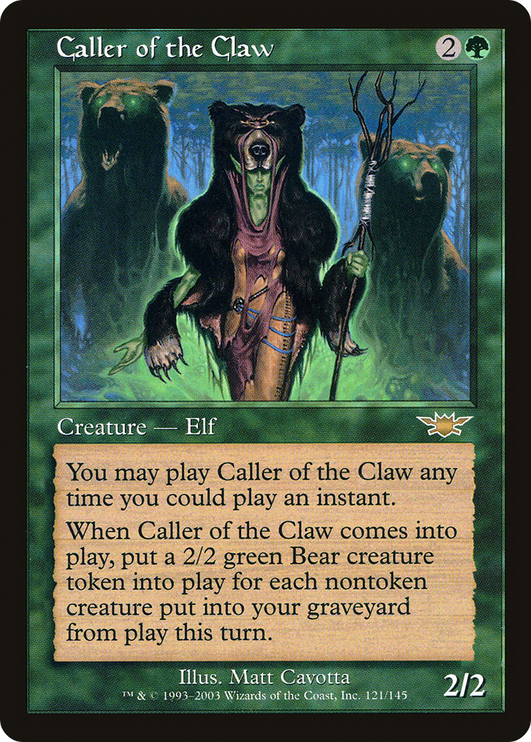 Caller of the Claw (LGN-121)  - Legions