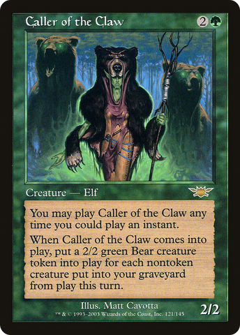 Caller of the Claw (LGN-121) - Legions Foil