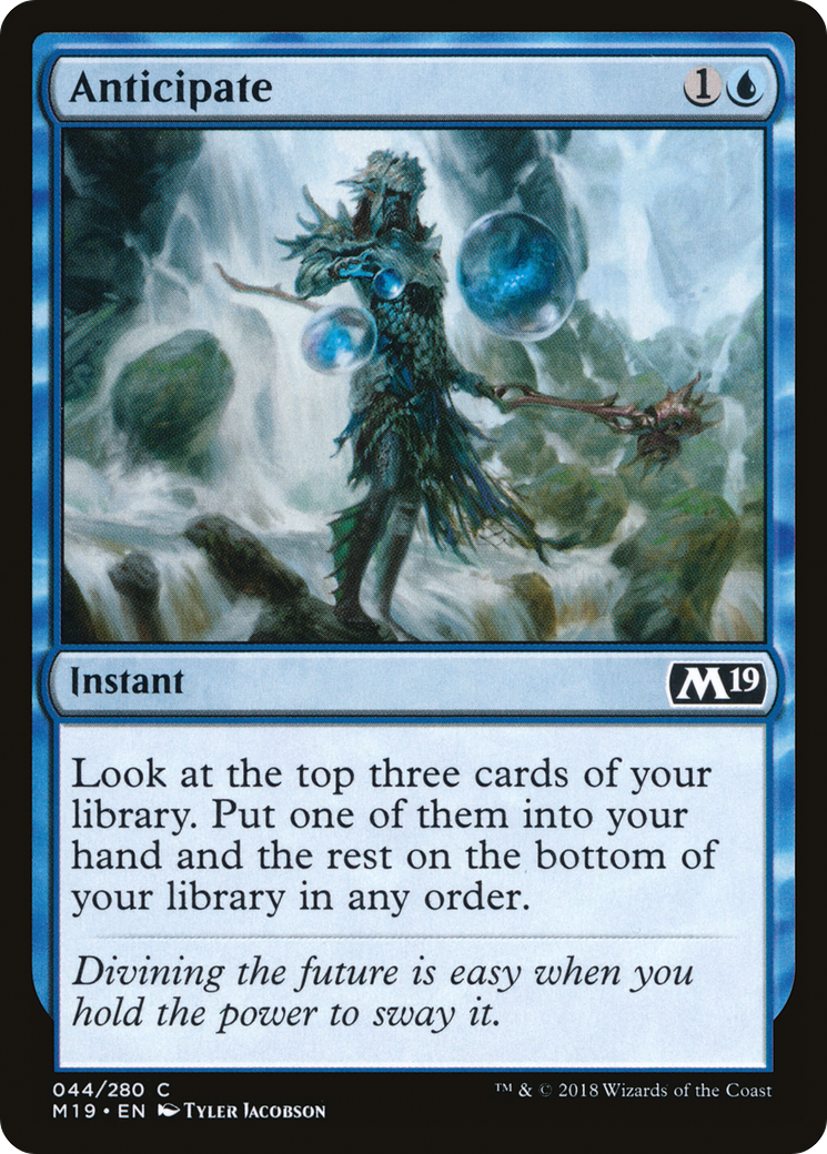 Anticipate (M19-044)  Foil - Core Set 2019