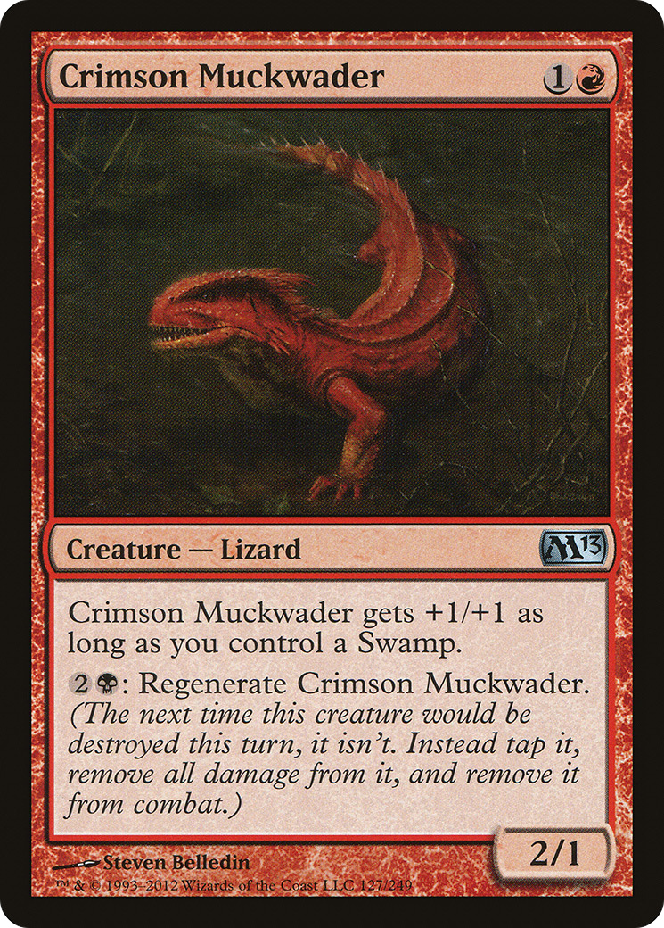 Crimson Muckwader (M13-127)  Foil - Magic 2013