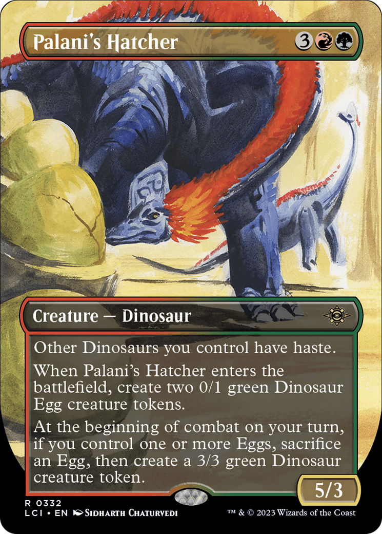 Palani's Hatcher (Borderless) (LCI-332)  Foil - The Lost Caverns of Ixalan