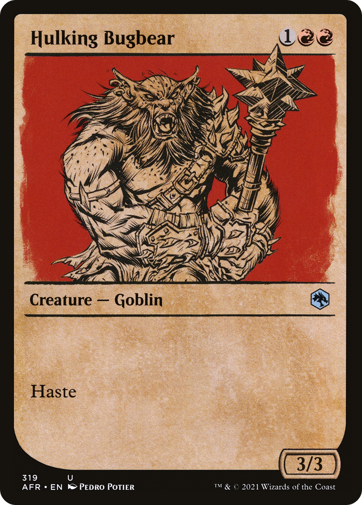 Hulking Bugbear (Showcase) (AFR-319)  Foil - Adventures in the Forgotten Realms: (Showcase)
