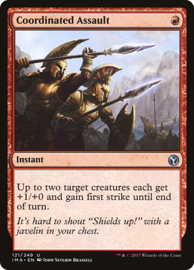 Coordinated Assault (IMA-121)  Foil - Iconic Masters