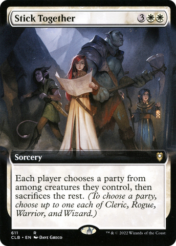 Stick Together (Extended Art) (CLB-611)  - Commander Legends: Battle for Baldur's Gate: (Extended Art)