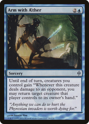 Arm with Aether (NPH-028)  Foil - New Phyrexia