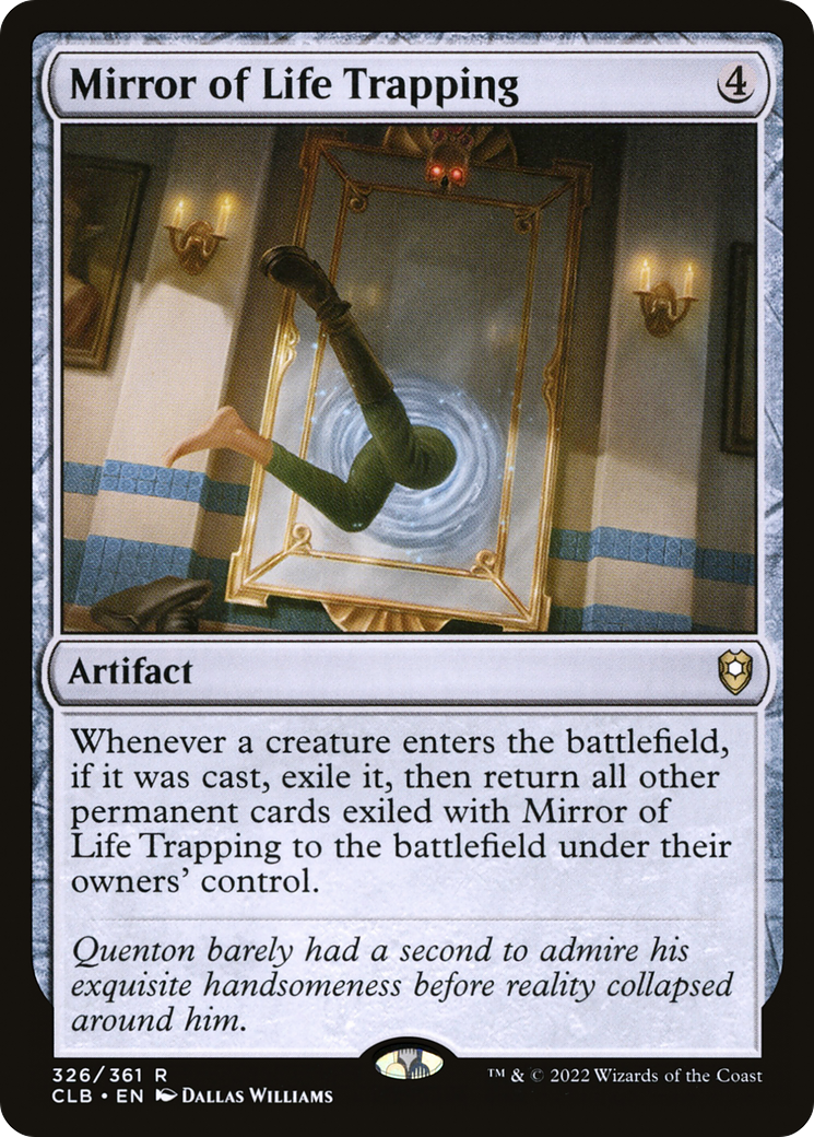 Mirror of Life Trapping (CLB-326)  Foil - Commander Legends: Battle for Baldur's Gate
