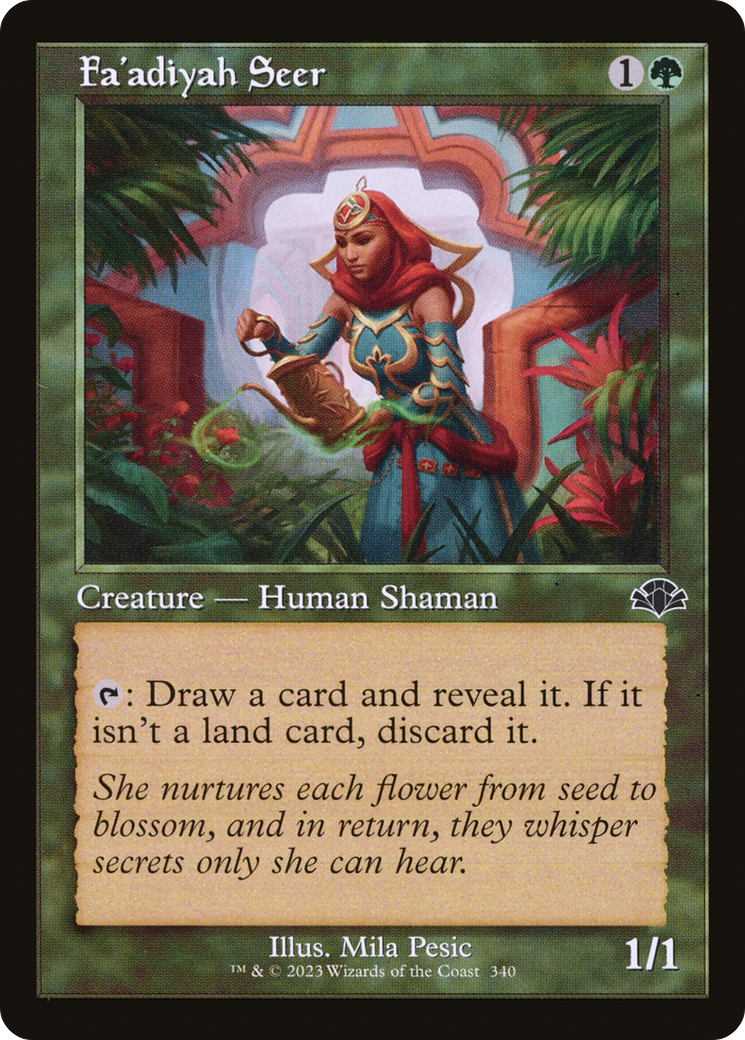 Fa'adiyah Seer (Retro Frame) (DMR-340)  - Dominaria Remastered