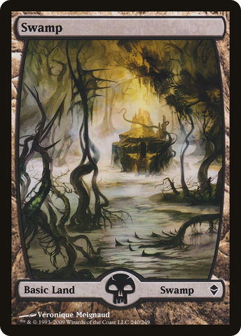 Swamp (240) - Full Art (ZEN-240)  - Zendikar