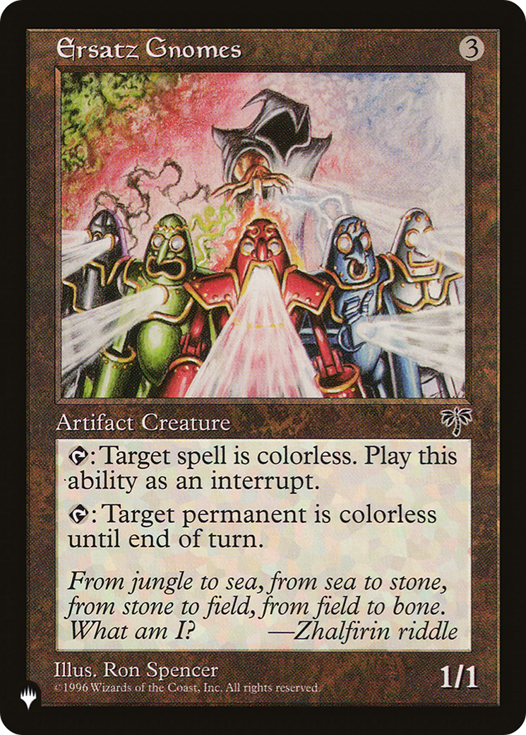 Ersatz Gnomes (LIST-MIR-301)  - The List