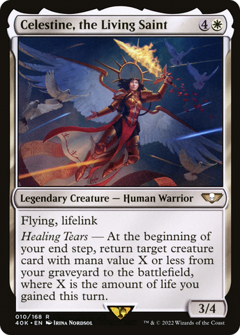 Celestine, the Living Saint (40K-010)  - Warhammer 40,000 Commander