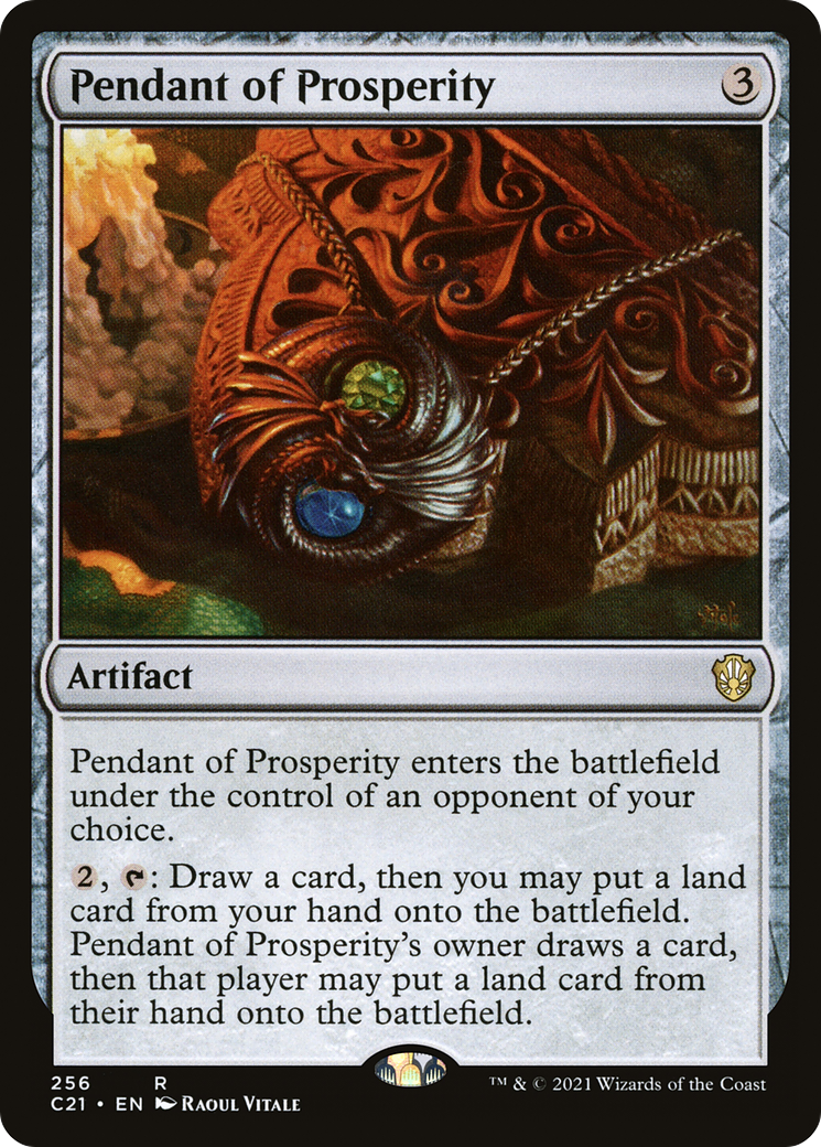 Pendant of Prosperity (C21-256)  - Commander 2021