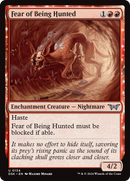Fear of Being Hunted (DSK-134)  Foil - Duskmourn: House of Horror: (enchantment)