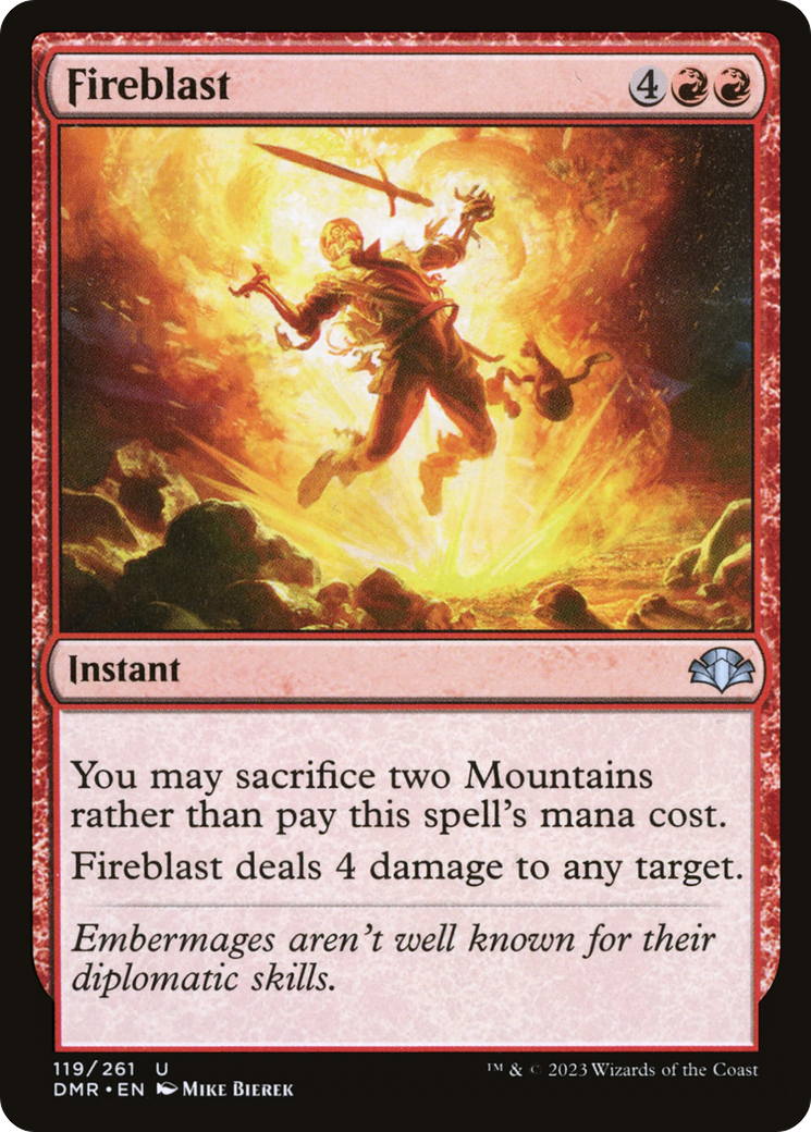 Fireblast (DMR-119)  - Dominaria Remastered