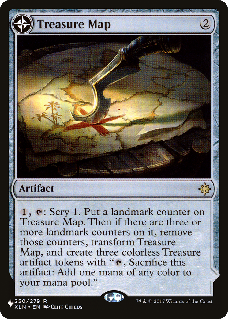 Treasure Map (LIST-250)  - The List: (compasslanddfc)