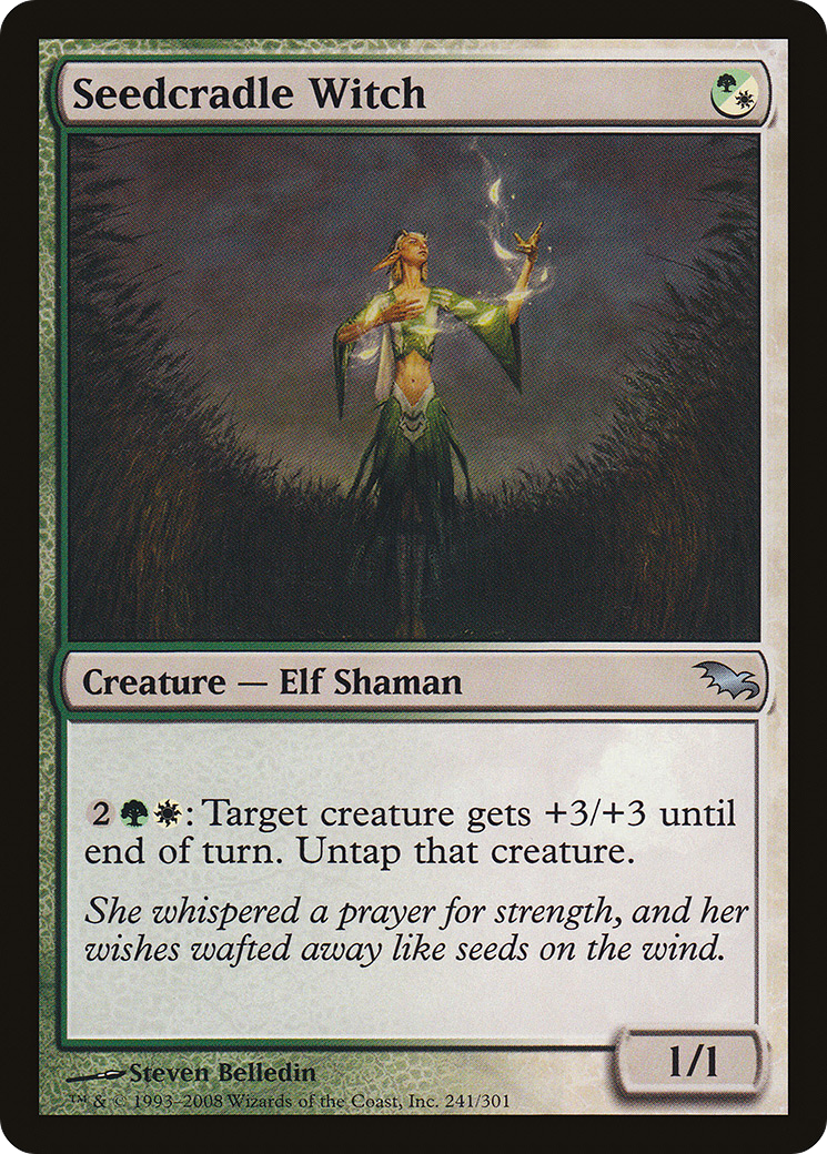 Seedcradle Witch (SHM-241)  Foil - Shadowmoor