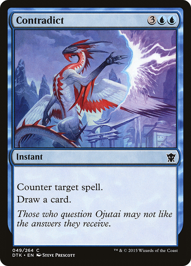 Contradict (DTK-049)  - Dragons of Tarkir