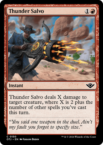 Thunder Salvo (OTJ-150)  - Outlaws of Thunder Junction