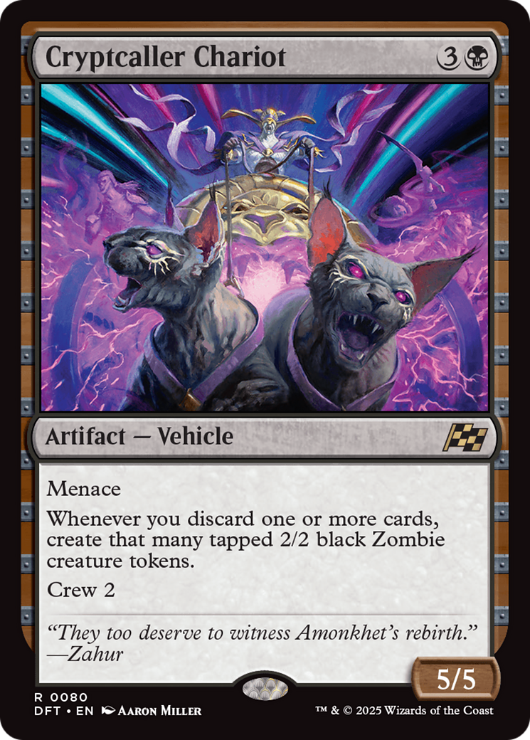 Cryptcaller Chariot (DFT-080)  Foil - Aetherdrift