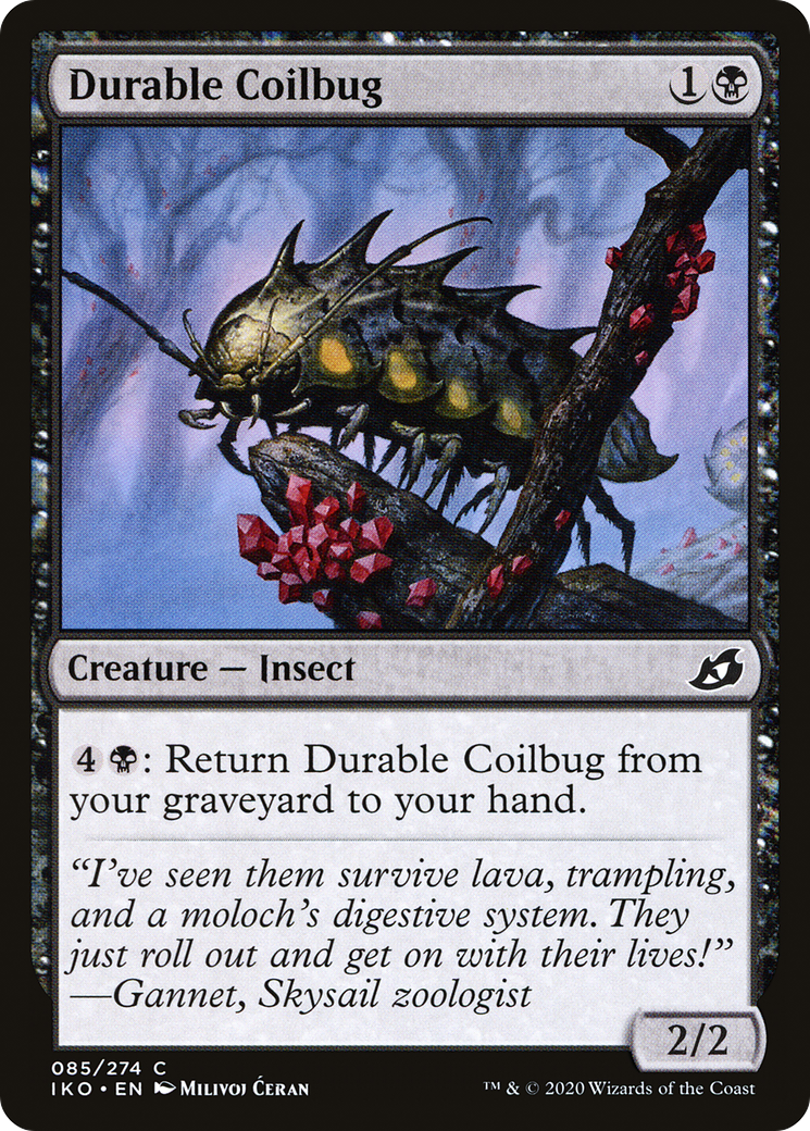 Durable Coilbug (IKO-085)  Foil - Ikoria: Lair of Behemoths