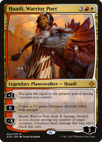 Huatli, Warrior Poet (XLN-224) - Ixalan Foil