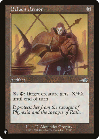 Belbe's Armor (LIST-NEM-126)  - The List