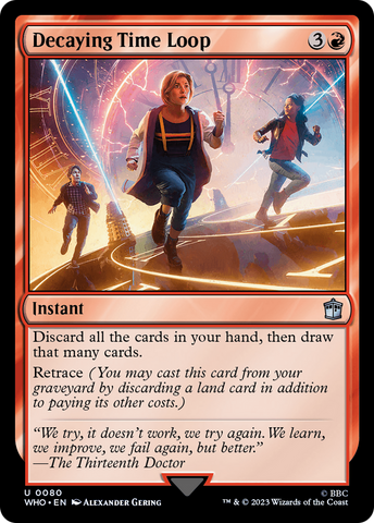 Decaying Time Loop (WHO-080)  Foil - Doctor Who