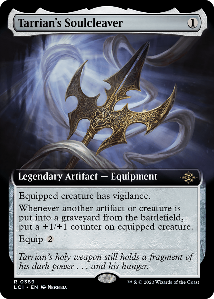Tarrian's Soulcleaver (Extended Art) (LCI-389)  Foil - The Lost Caverns of Ixalan: (Extended Art)