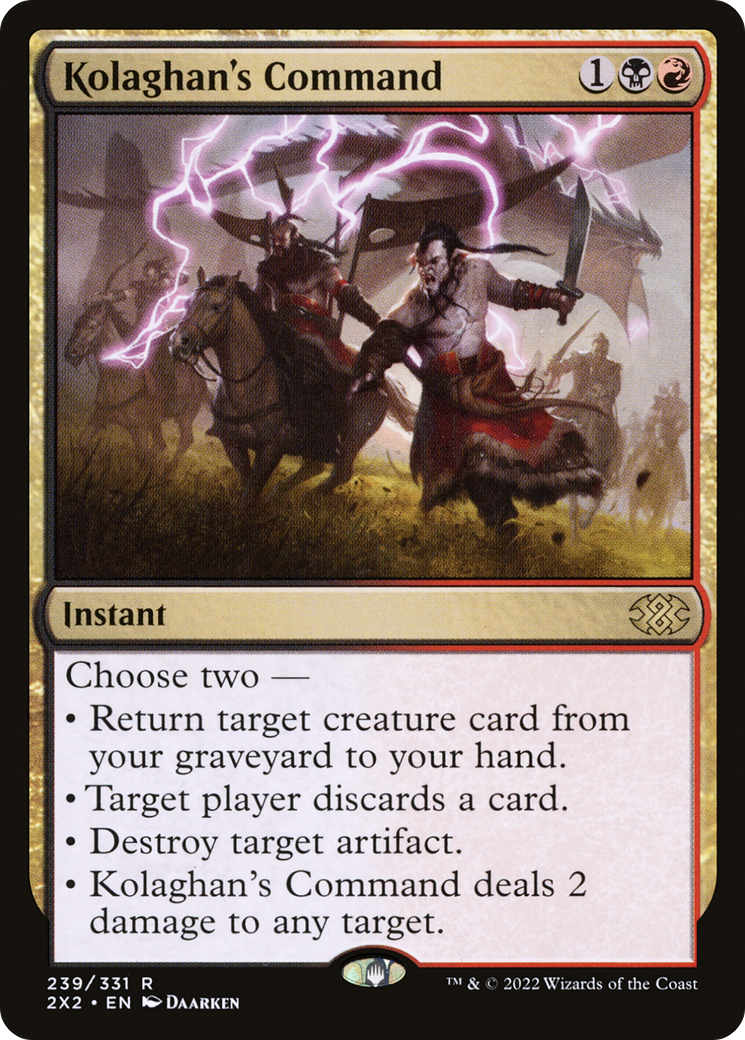 Kolaghan's Command (2X2-239)  - Double Masters 2022