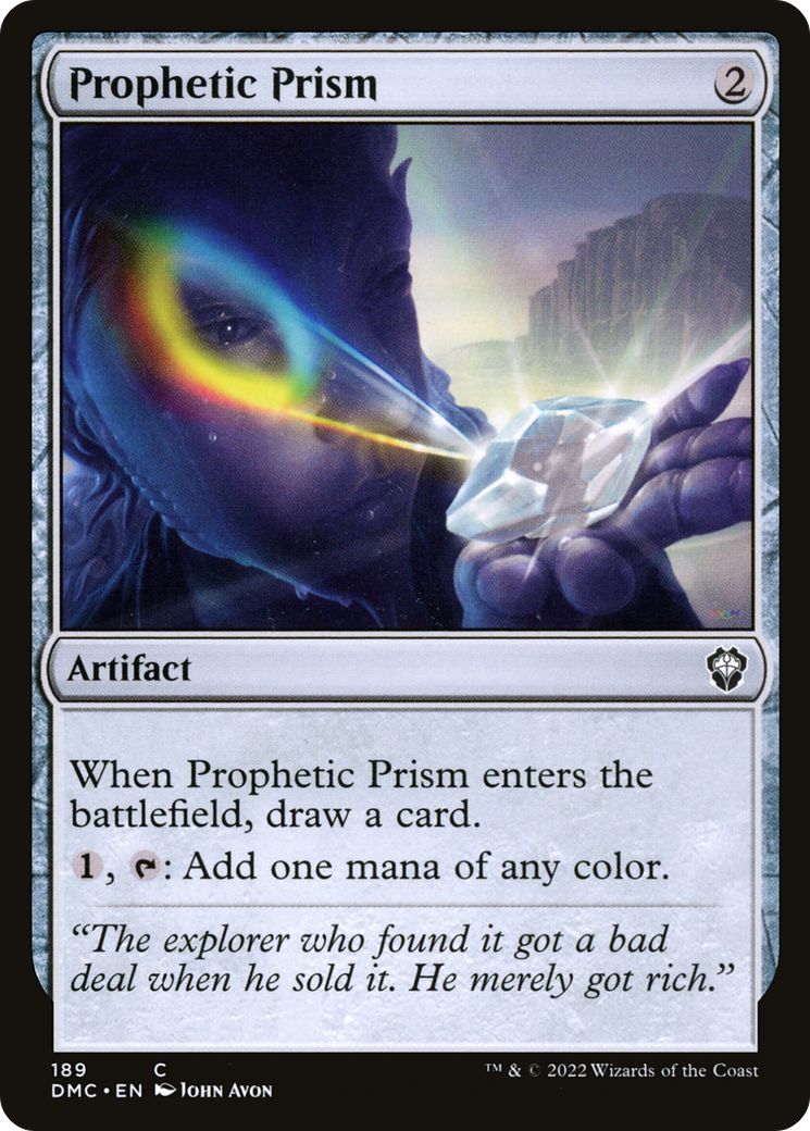 Prophetic Prism (DMC-189)  - Dominaria United Commander