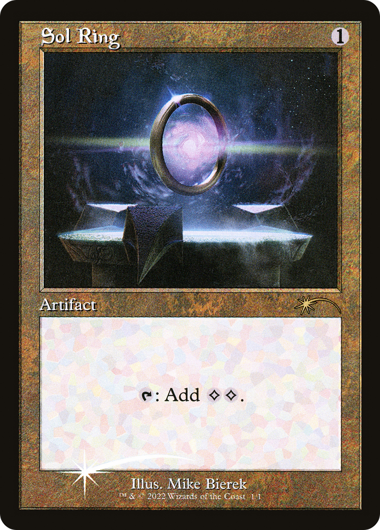 Sol Ring (Retro Frame) (WPN-001)  Foil - Love Your LGS 2022