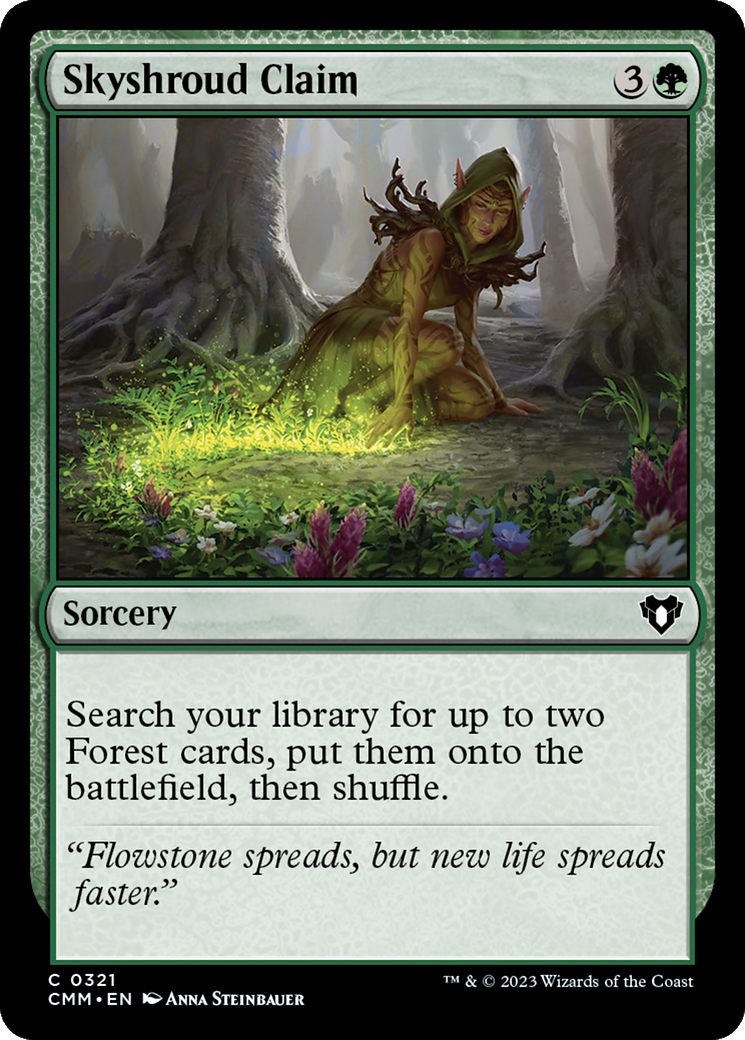 Skyshroud Claim (CMM-321)  Foil - Commander Masters