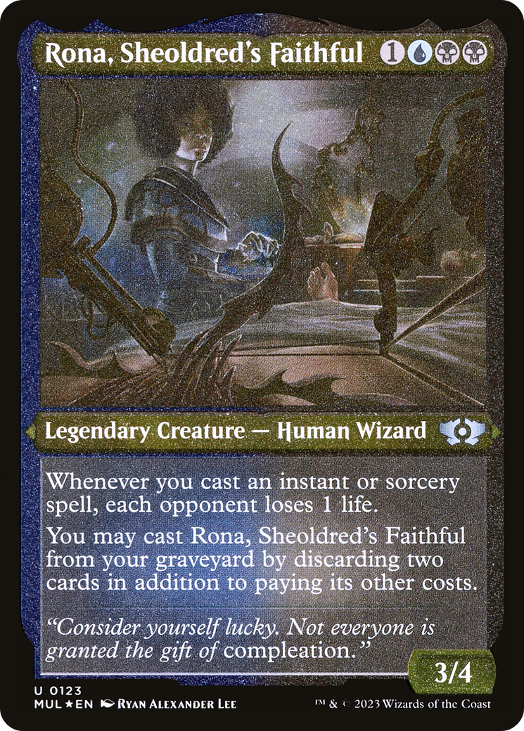 Rona, Sheoldred's Faithful (Foil Etched) (MUL-123)  Foil - Multiverse Legends