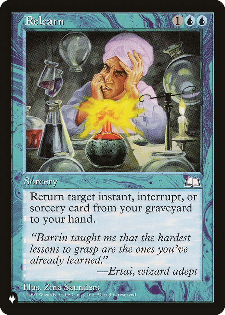 Relearn (LIST-WTH-51)  - The List