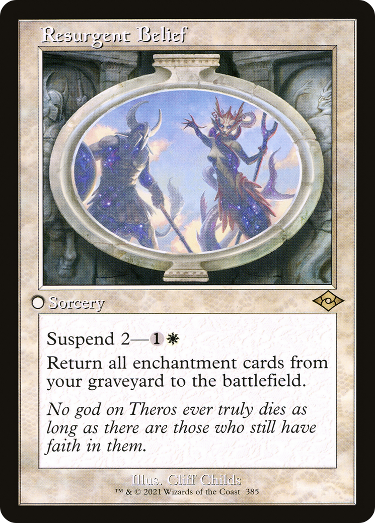 Resurgent Belief (Retro Frame) (MH2-385)  - Modern Horizons 2