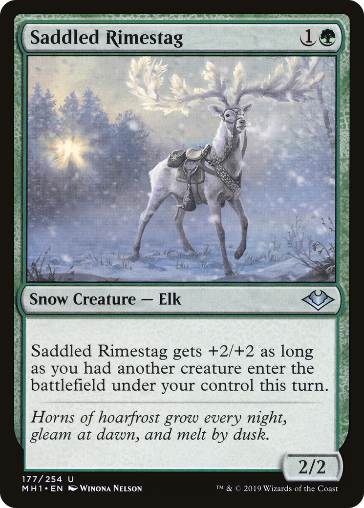 Saddled Rimestag (MH1-177) - Modern Horizons