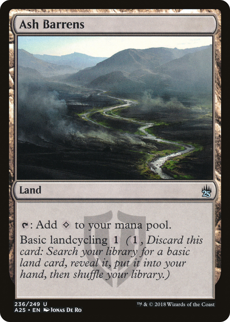 Ash Barrens (A25-236)  - Masters 25