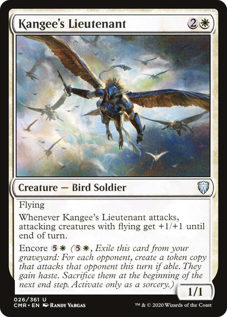 Kangee's Lieutenant (CMR-026)  - Commander Legends
